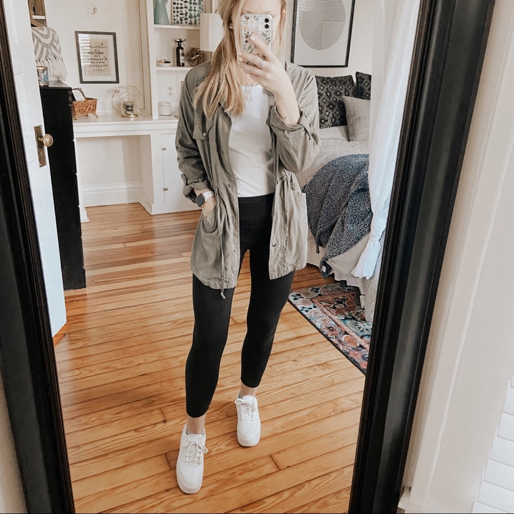 Faded Glory Olive Green Military Jacket